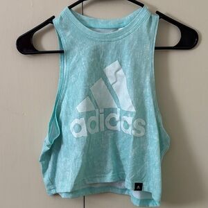 Adidas Aqua Blue Sleeveless Top